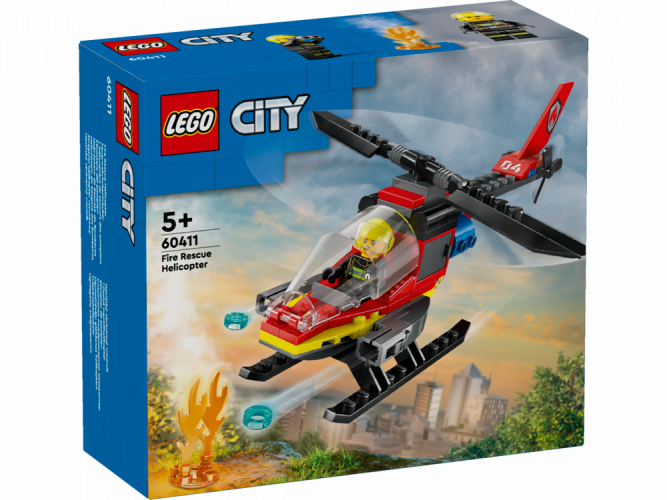 LEGO® City 60411 Fire Rescue Helicopter