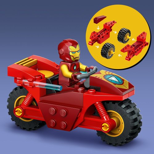 LEGO® Marvel 76287 Iron Man med motorcykel och Hulk