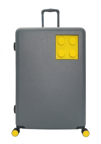 LEGO® Luggage URBAN 24\" - Dunkelgrau/Gelb