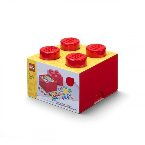 LEGO® Tárolódoboz 4 - piros