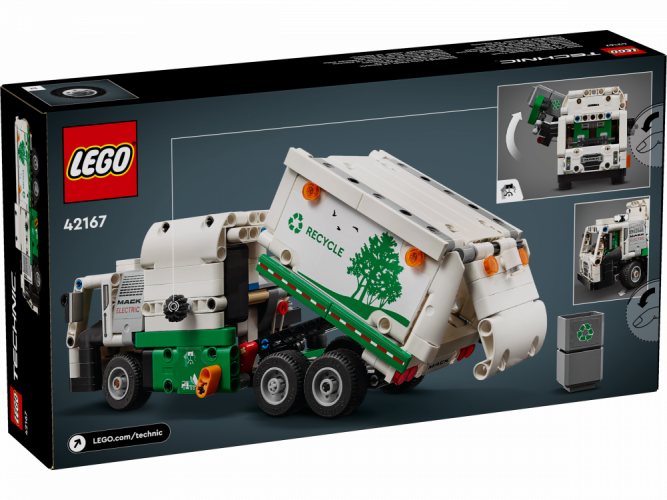 LEGO® Technic 42167 Camión de Residuos Mack® LR Electric