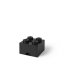 LEGO® Tárolódoboz 4 fiókkal - fekete