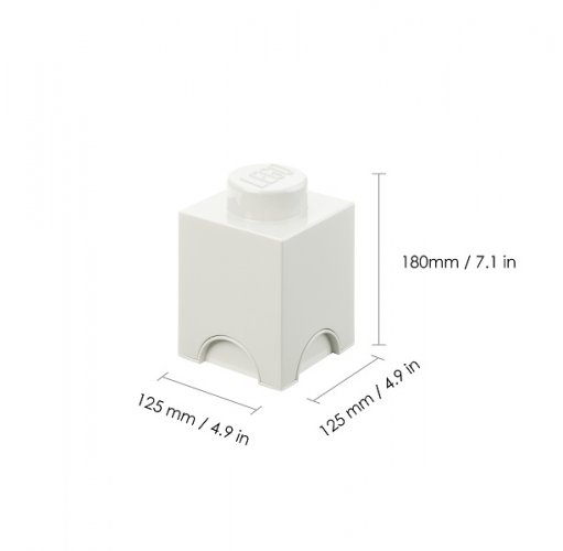 LEGO® Caixa de arrumação 1 - branco