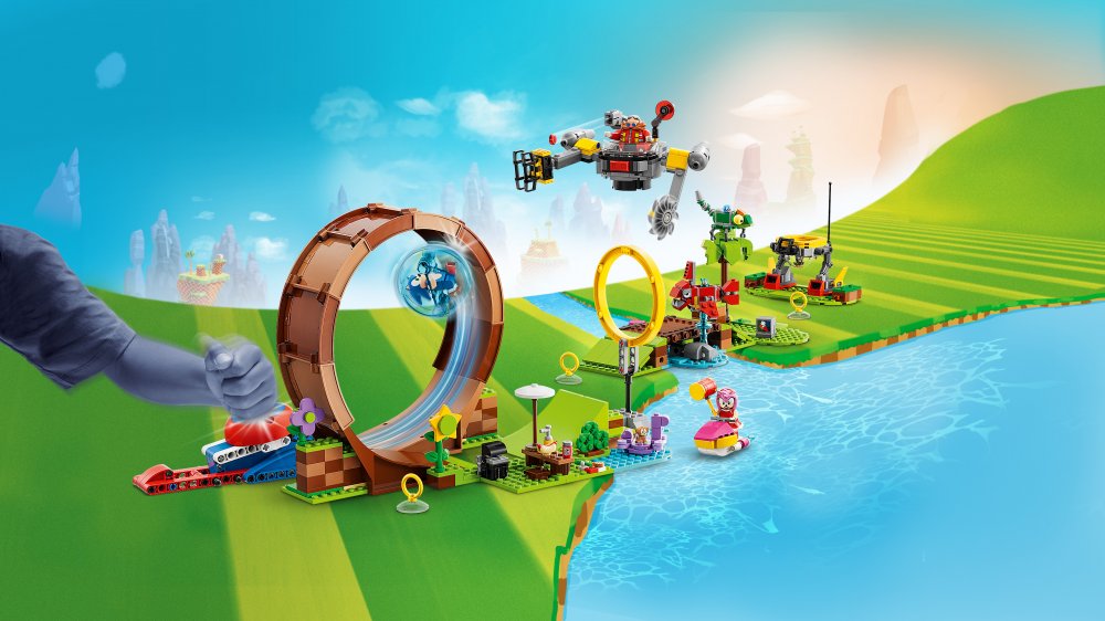 LEGO® Sonic the Hedgehog™ 76994 Sfida del Giro della morte nella Green Hill  Zone di Sonic