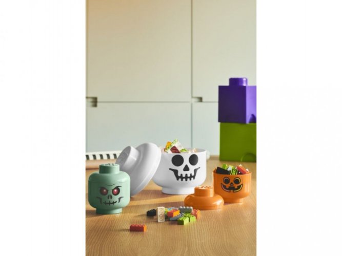 LEGO® Cabeça de armazenamento (mini) - abóbora