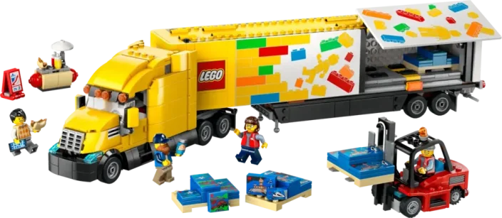 LEGO® City 60440 Żółta ciężarówka dostawcza