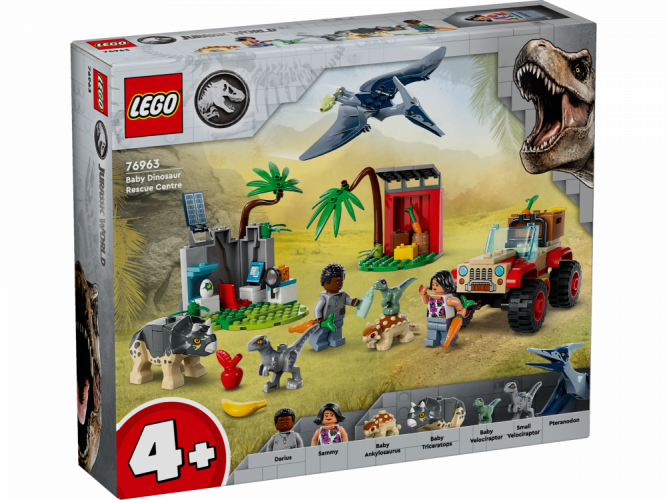 LEGO® Jurassic World™ 76963  Centro de Resgate de Dinossauros Bebés