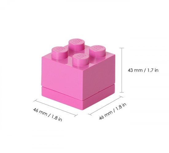 LEGO® Mini Box 46 x 46 x 43 - Rosa