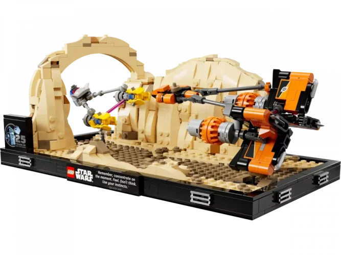 LEGO® Star Wars™ 75380 Diorama de la course de podracers de Mos Espa