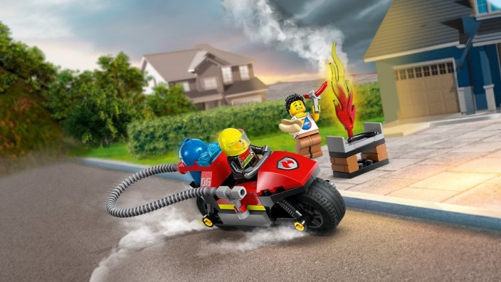 LEGO® City 60410 Strażacki motocykl ratunkowy
