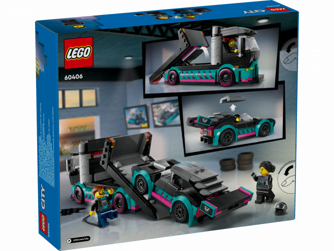 LEGO® City 60406 Auto da corsa e trasportatore