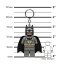 LEGO® Batman leuchtende Figur - grau