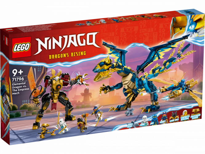 LEGO® Ninjago® 71796 Elemi sárkányok vs. A császárnő robotja