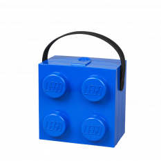 LEGO® doboz fogantyúval - kék