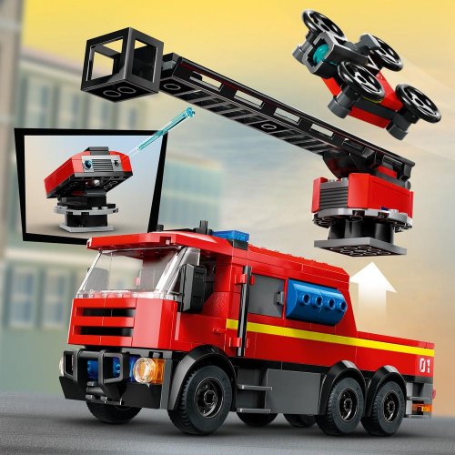 LEGO® City 60414 Stație și camion de pompieri