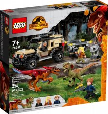 LEGO® Jurassic World™ 76951 Transporte del Pyrorraptor y el Dilofosaurio