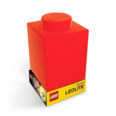 LEGO® Classic Silikonová kostka noční světlo - červená
