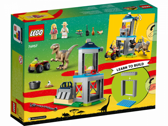 LEGO® Jurassic World™ 76957 La fuga del Velociraptor