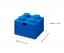 LEGO® table box 4 avec tiroir - bleu