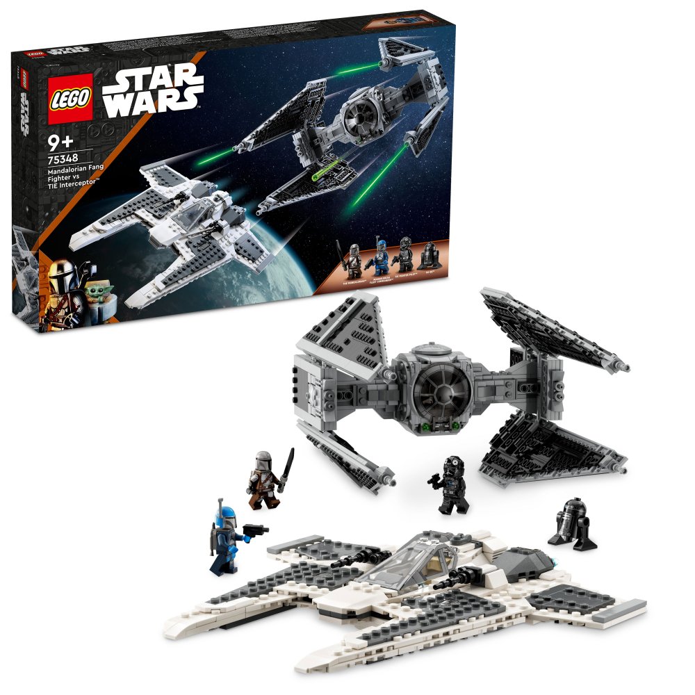 LEGO® Star Wars™ 75348 Le chasseur Fang Mandalorien contre le TIE