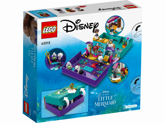 LEGO® Disney™ 43213 Die kleine Meerjungfrau – Märchenbuch