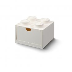 LEGO® Tischbox 4 mit Schublade - Weiß
