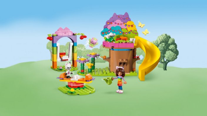 LEGO® La casa delle bambole di Gabby 10787 La festa in giardino della Gattina Fatina