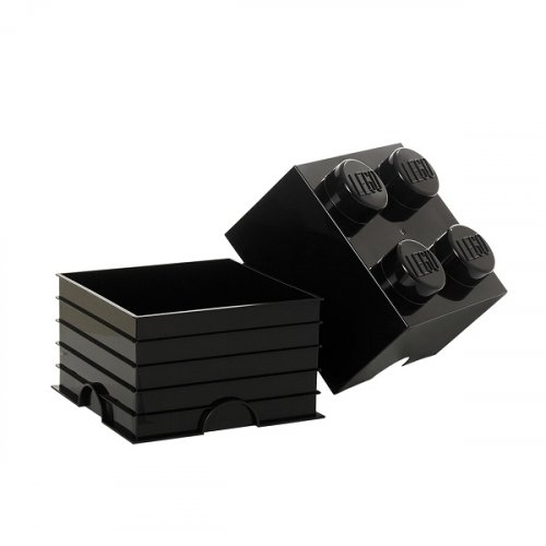 LEGO® Tárolódoboz 4 - fekete