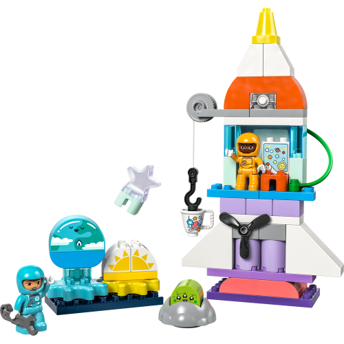 LEGO® DUPLO® 10422 Aventura no Vaivém Espacial 3em1