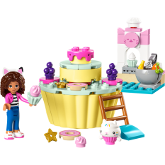 LEGO® Koci domek Gabi 10785 Pieczenie tortu z Łakotkiem