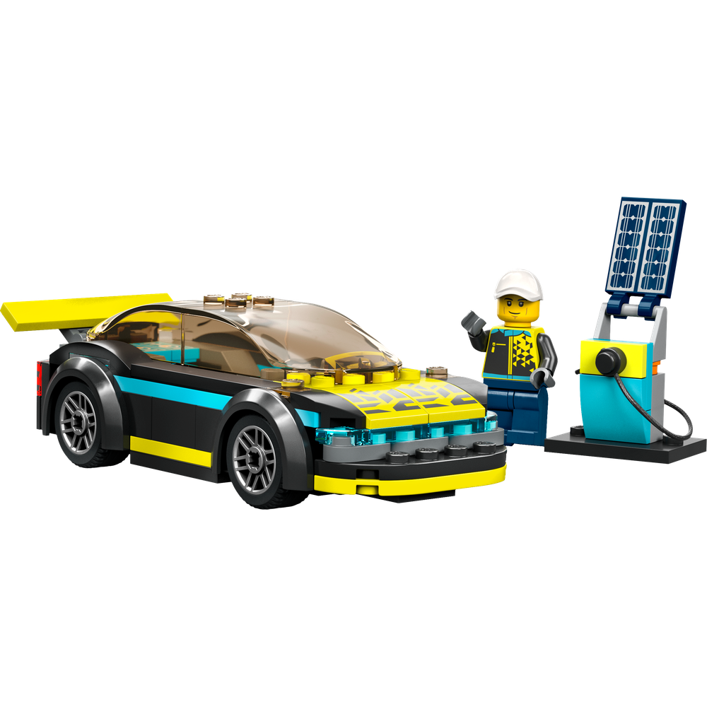 LEGO City 60383 Elektro-Sportwagen Set, Spielzeug-Auto für Kinder