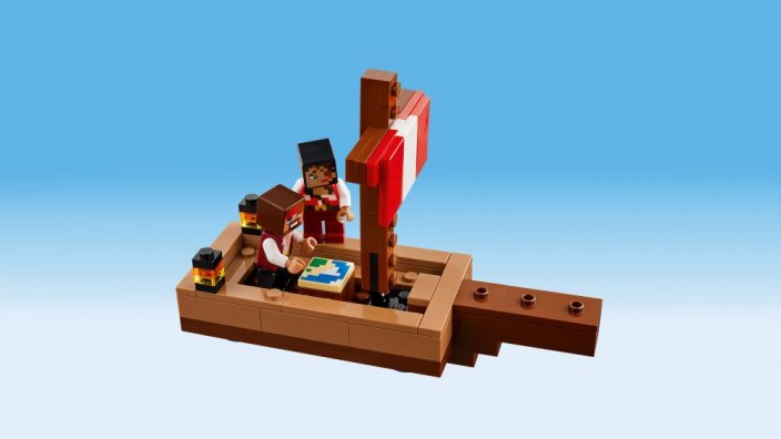 LEGO® Minecraft® 21259 A Viagem do Barco Pirata