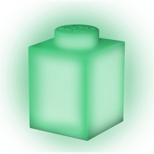 LEGO® Classic Szilikon kocka éjszakai fény - Zöld