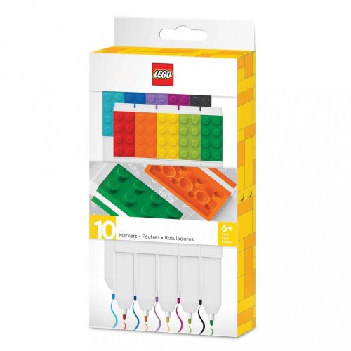 LEGO® Markers, mix of colours - 10 pcs