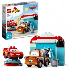 LEGO® Disney™ 10996 Distracție la spălătorie cu Fulger McQueen și Bucșă