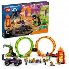LEGO® City 60339 Kaskaderska arena z dwoma pętlami