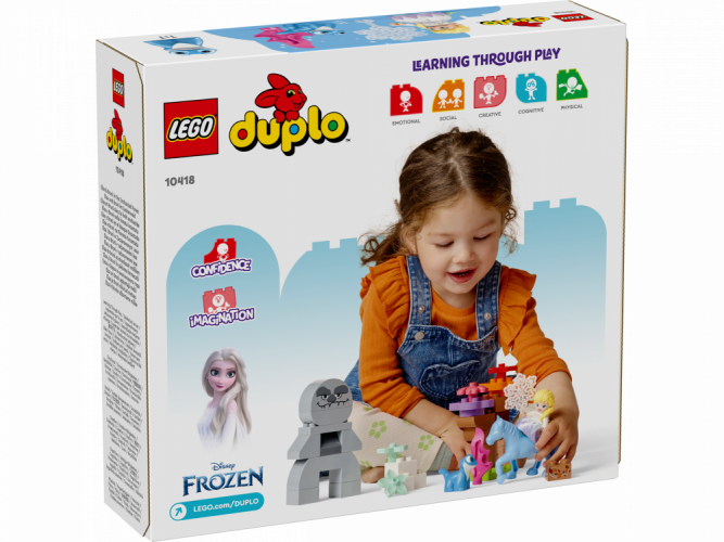 LEGO® DUPLO® 10418 Disney™ Elsa și Bruni în pădurea fermecată