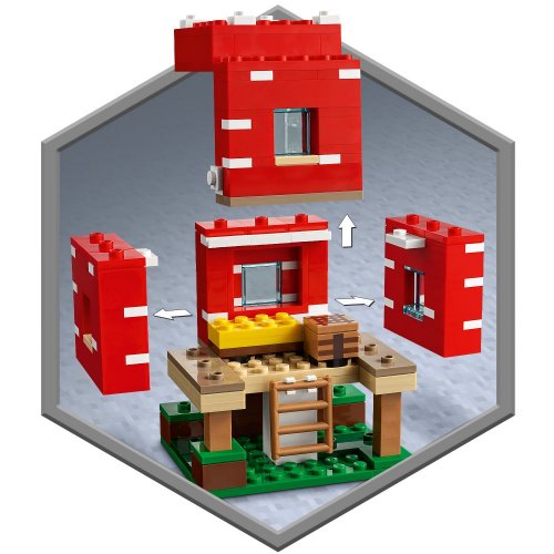 LEGO® Minecraft® 21179 Het Paddenstoelenhuis