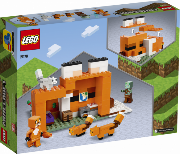 LEGO® Minecraft® 21178 Le refuge renard