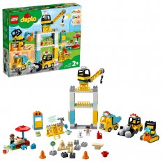 LEGO® DUPLO® 10933 Stavba s věžovým jeřábem - poškozený obal