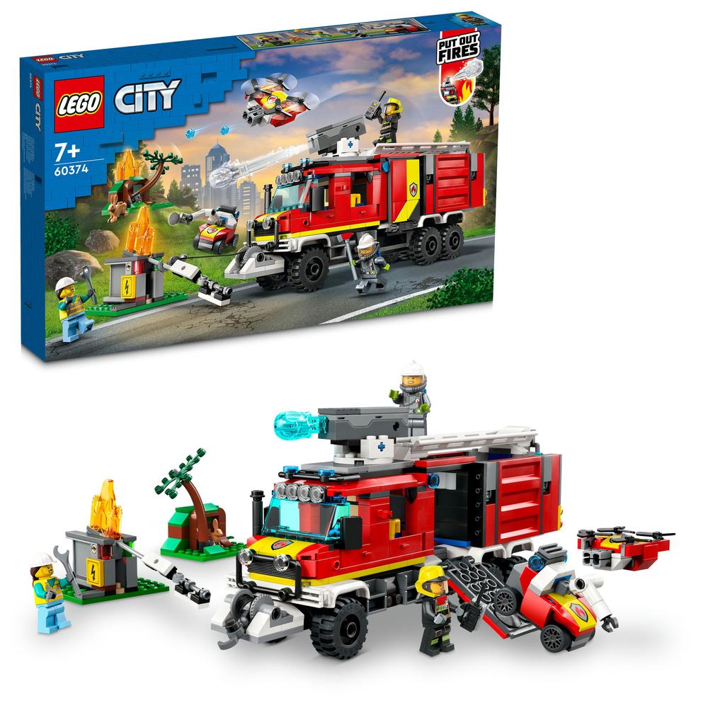 LEGO® City 60374 Le camion d'intervention des pompiers