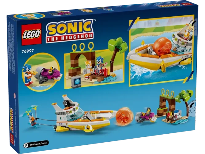 LEGO® Sonic the Hedgehog™ 76997 Tails äventyrsbåt