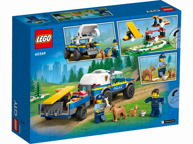 LEGO® City 60369 Mobiele training voor politiehonden