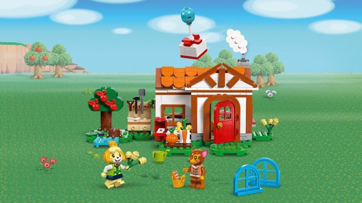 LEGO® Animal Crossing™ 77049 Visita da Isabelle
