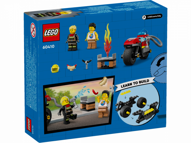 LEGO® City 60410 La moto d’intervention rapide des pompiers