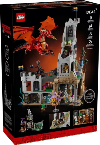 LEGO® Ideas 21348 Dungeons & Dragons: Aventura del Dragón Rojo