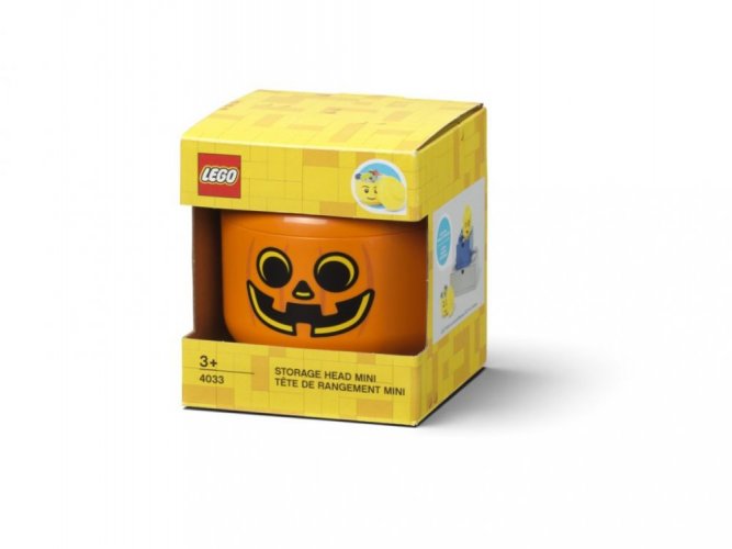 LEGO® Tárolófej (mini) - sütőtök