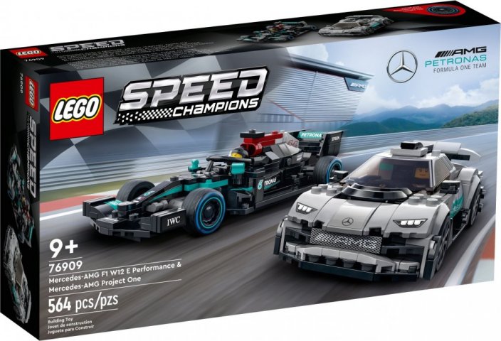 LEGO® Speed Champions 76909 Mercedes-AMG F1 W12 E Performance & Mercedes-AMG Project One