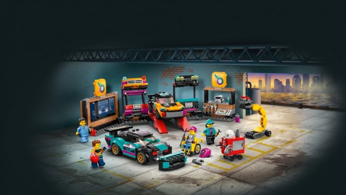 LEGO® City 60389 Le garage de customisation