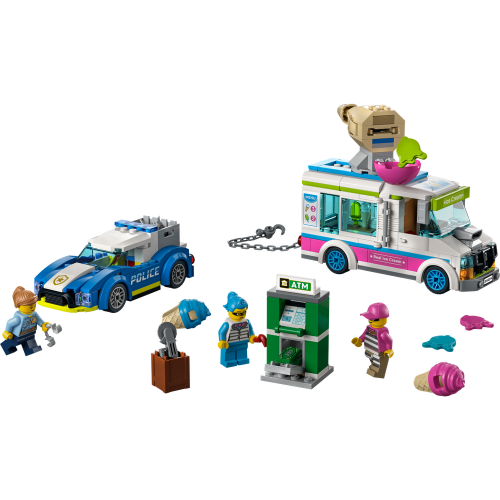 LEGO® City 60314 Fagylaltos kocsi rendőrségi üldözés
